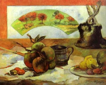 Paul Gauguin Werke - Stillleben mit Fan Beitrag Impressionismus Primitivismus Paul Gauguin
